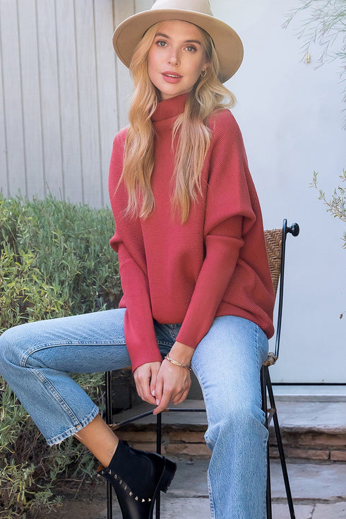 SLOUCH NECK DOLMAN TOP